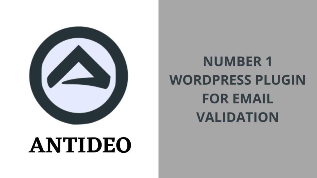 Antideo Email Validation WordPress Plugin