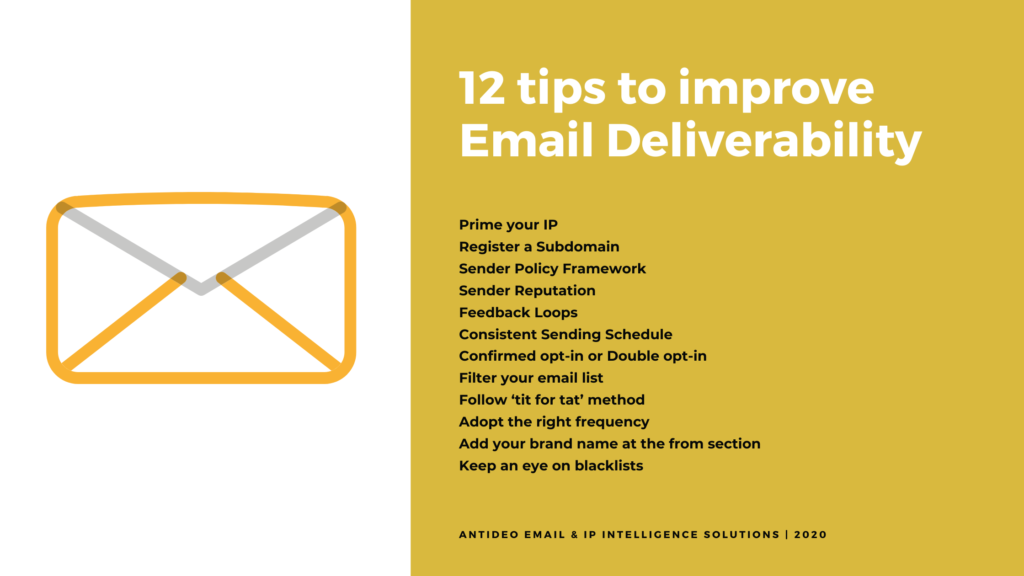 Tips to improve Email Deliverability